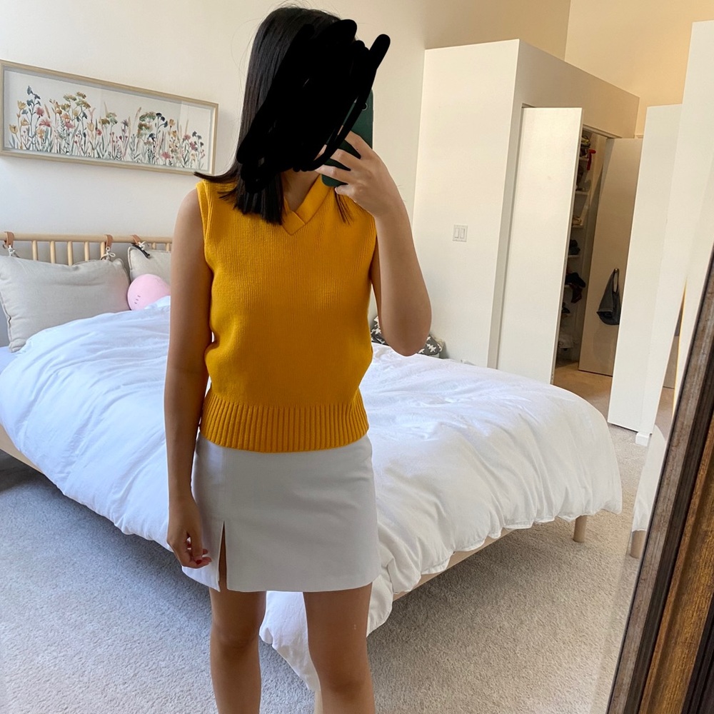 Yellow Sweater Vest
